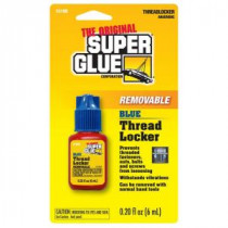 Super Glue 6 ml Blue Removable Thread Locker (12-Pack) - 15190