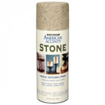 Rust-Oleum American Accents 12 oz. Stone Bleached Stone Textured Finish Spray Paint (6-Pack) - 7990830