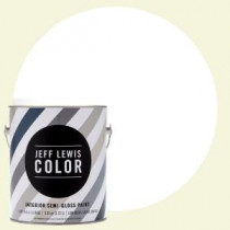 Jeff Lewis Color 1-gal. #JLC610 White Collar Semi-Gloss Ultra-Low VOC Interior Paint - 501610