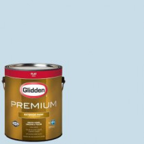 Glidden Premium 1-gal. #HDGV06U Everclear Blue Flat Latex Exterior Paint - HDGV06UPX-01F