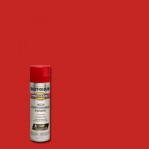 Rust-Oleum Professional 15 oz. Gloss Safety-Red Protective Enamel Spray Paint (Case of 6) - 7564838