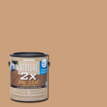 Rust-Oleum Restore 1 gal. 2X Sedona Solid Deck Stain with NeverWet - 291412