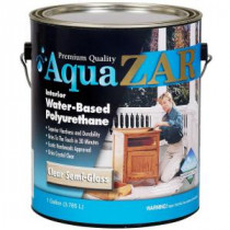 ZAR 345 1 gal. Semi-Gloss Aqua Water-Based Polyurethane - 209096