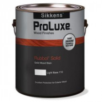 Sikkens ProLuxe 1-gal. Medium Base Rubbol Solid Exterior Wood Finish - SIK710-120-01