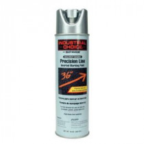 Rust-Oleum Industrial Choice 16 oz. Silver Inverted Marking Spray Paint (12-Pack) - 239007