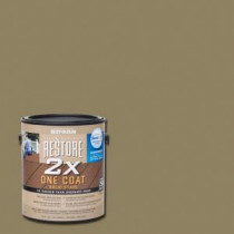 Rust-Oleum Restore 1 gal. 2X River Rock Solid Deck Stain with NeverWet - 291405
