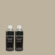 Hedrix 11 oz. Match of PEC-3 Smoke Signal Low Lustre Custom Spray Paint (2-Pack) - PEC-3