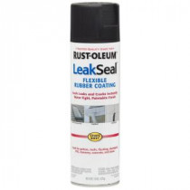 Rust-Oleum Stops Rust 12 oz. LeakSeal Black 25% More Free Bonus Size Spray (Case of 6) - 275247