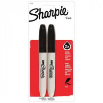 Sharpie Black Super Permanent Marker (2-Pack) - 33161PP
