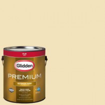 Glidden Premium 1-gal. #HDGY43D Haystack Flat Latex Exterior Paint - HDGY43DPX-01F