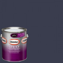 Glidden Team Colors 1-gal. #NFL-180A NFL San Diego Chargers Navy Semi-Gloss Interior Paint and Primer - NFL-180A-SG 01