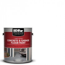 BEHR Premium 1-Gal. #6050 Ultra Pure White 1-Part Epoxy Concrete and Garage Floor Paint - 90001