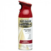 Rust-Oleum Universal 12 oz. All Surface Gloss Crimson Red Spray Paint and Primer in One (Case of 6) - 247562