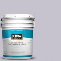 BEHR Premium Plus 5-gal. #N560-1 Posture and Pose Satin Enamel Interior Paint - 705005