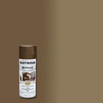 Rust-Oleum Stops Rust 11 oz. Antique Brass Protective Enamel Metallic Spray Paint (Case of 6) - 7274830