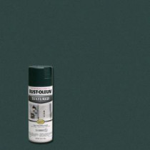 Rust-Oleum Stops Rust 12 oz. Textured Forest Green Protective Enamel Spray Paint (Case of 6) - 7222830