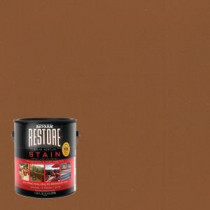 Rust-Oleum Restore 1 gal. Solid Acrylic Water Based Saddle Exterior Stain - 47029