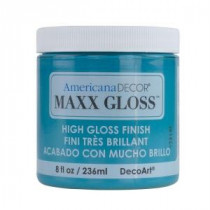 DecoArt Americana Decor Maxx Gloss 8 oz. Caribbean Sea Paint - ADMG13-98