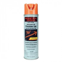 Rust-Oleum Industrial Choice 17 oz. Apwa Orange Inverted Marking Spray Paint (12-Pack) - 201516