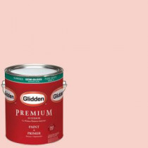 Glidden Premium 1 gal. #HDGR61U Fairytale Pink Semi-Gloss Interior Paint with Primer - HDGR61UP-01S