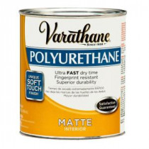 Varathane 1 qt. Matte Soft Touch Polyurethane (2-Pack) - 266233