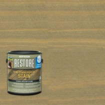 Rust-Oleum Restore 1 gal. Semi-Transparent Stain River Rock with NeverWet - 291603