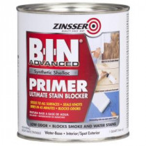 Zinsser 1 qt. B-I-N White Advanced Synthetic Shellac Primer (Case of 4) - 271009