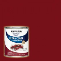 Rust-Oleum Painter's Touch 32 oz. Ultra Cover Gloss Colonial Red General Purpose Paint (Case of 2) - 1964502