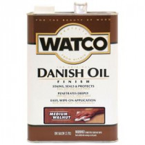 Watco 1 gal. Medium Walnut 275 VOC Danish Oil (Case of 2) - 242222
