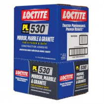 Loctite PL 530 10 fl. oz. Mirror, Marble and Granite Adhesive (12-Pack) - 1693636
