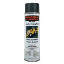 Rust-Oleum Industrial Choice 18 oz. Black Inverted Striping Spray Paint (6-Pack) - 1677838