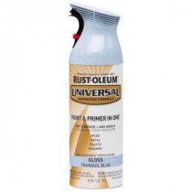 Rust-Oleum Universal 12 oz. All Surface Gloss Tranquil Blue Spray Paint and Primer in One (Case of 6) - 284961