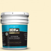 BEHR Premium Plus 5-gal. #P280-1 Summer Bliss Satin Enamel Exterior Paint - 905005