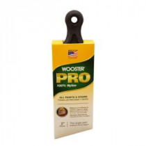 Wooster Pro 2 in. Nylon Short Handle Angle Sash - 0H21360020