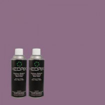 Hedrix 11 oz. Match of MQ5-41 Violet Vixen Flat Custom Spray Paint (8-Pack) - F08-MQ5-41
