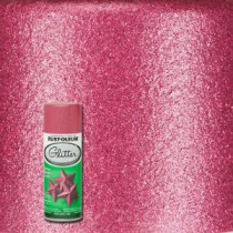 Rust-Oleum Specialty 10.25 oz. Bright Pink Glitter Spray Paint (Case of 6) - 276287
