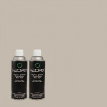 Hedrix 11 oz. Match of RAH-12 True Silver Gloss Custom Spray Paint (2-Pack) - G02-RAH-12
