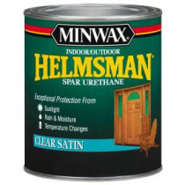 Minwax 1 qt. Satin Helmsman Indoor/Outdoor Spar Urethane (4-Pack) - 63205
