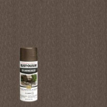 Rust-Oleum Stops Rust 12 oz. Dark Bronze Protective Enamel Hammered Spray Paint (6-Pack) - 7218830