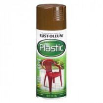 Rust-Oleum Specialty 12 oz. Espresso Paint for Plastic Spray Paint (Case of 6) - 243670