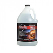 Foundation Armor WB25 1 gal. Clear High Gloss Water-Based Acrylic Co-Polymer Concrete Sealer with Curing Compound - CURESEALWB251GAL