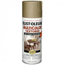 Rust-Oleum Stops Rust 12 oz. Multi-Colored Textured Radiant Brass Protective Enamel Spray Paint (Case of 6) - 239120
