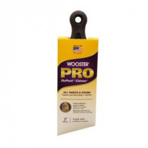 Wooster Pro 2 in. Chinex Short Handle Angle Sash - 0H21370020
