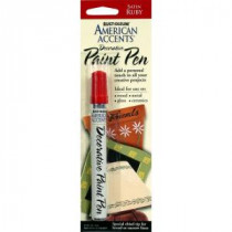 Rust-Oleum American Accents Satin Ruby Decorative Paint Pen (6-Pack) - 215154