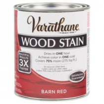 Varathane 1 qt. 3X Barn Red Premium Wood Stain (Case of 2) - 300382