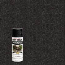 Rust-Oleum Stops Rust 12 oz. Protective Enamel Hammered Black Spray Paint (6-Pack) - 7215830
