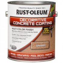 Rust-Oleum Concrete Stain 1 gal. Sahara Decorative Concrete Coating (Case of 2) - 266551