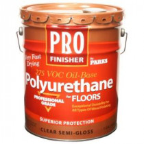 Rust-Oleum Parks 5-gal. Clear Semi-Gloss Oil-Based Interior Polyurethane - 130532