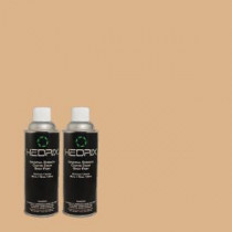 Hedrix 11 oz. Match of PEC-31 Flaxen Semi-Gloss Custom Spray Paint (2-Pack) - SG02-PEC-31