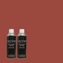 Hedrix 11 oz. Match of PPU1-10 Forbidden Red Gloss Custom Spray Paint (8-Pack) - G08-PPU1-10